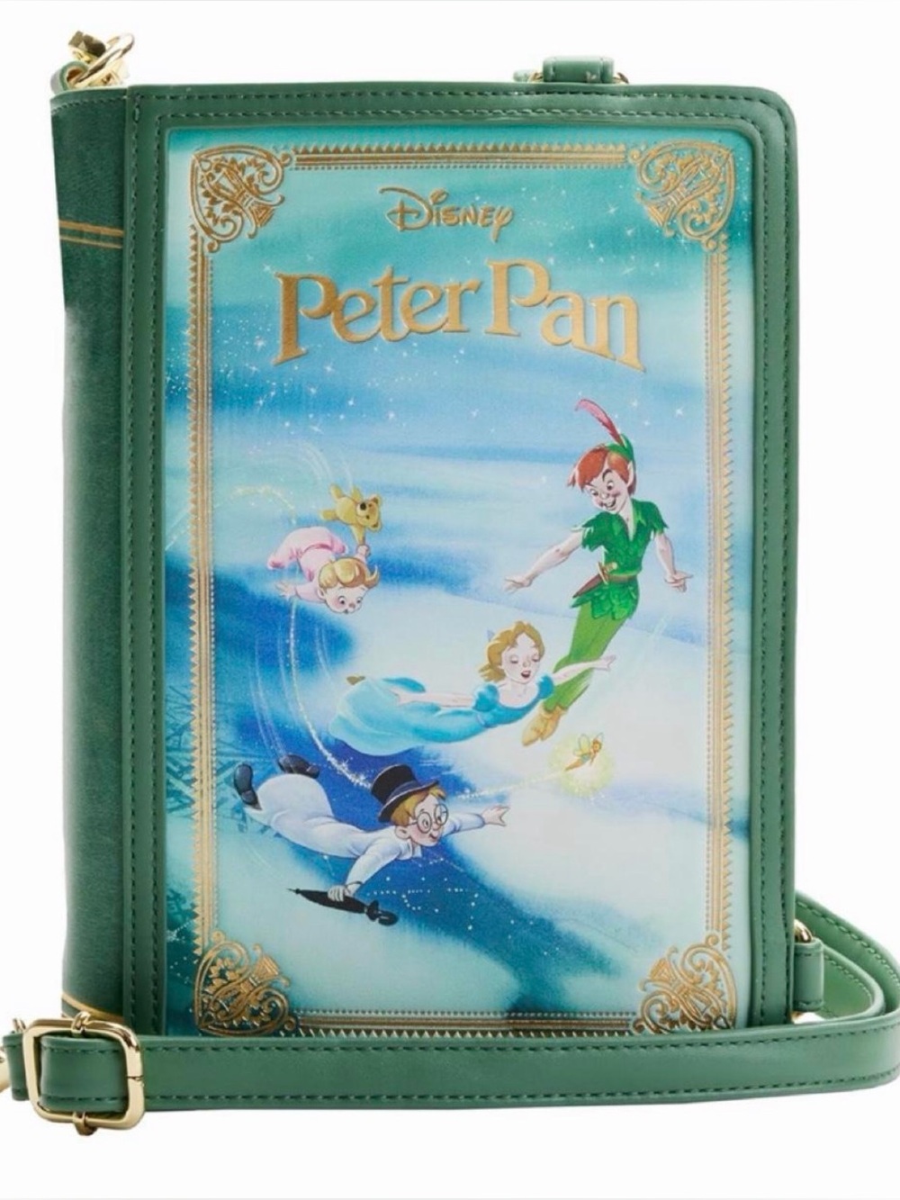 Loungefly Disney Peter Pan Book Series Convertible Backpack Purse
